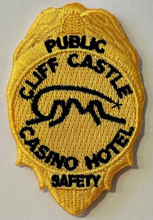 CLIFF CASTLE CASINO PUBLIC SAFETY BADGE PATCH.